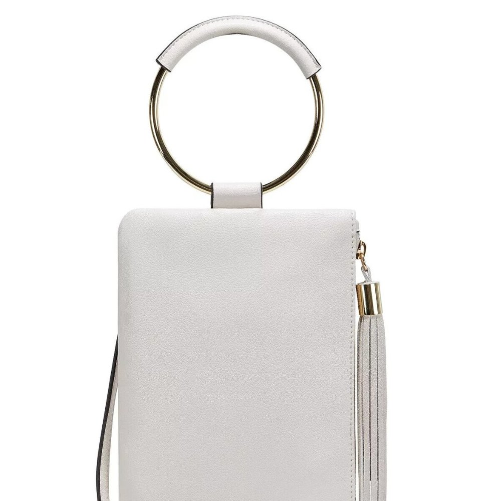 INC INTERNATIONAL CONCEPTS Charlii Bangle Crossbody BONE/GOLD